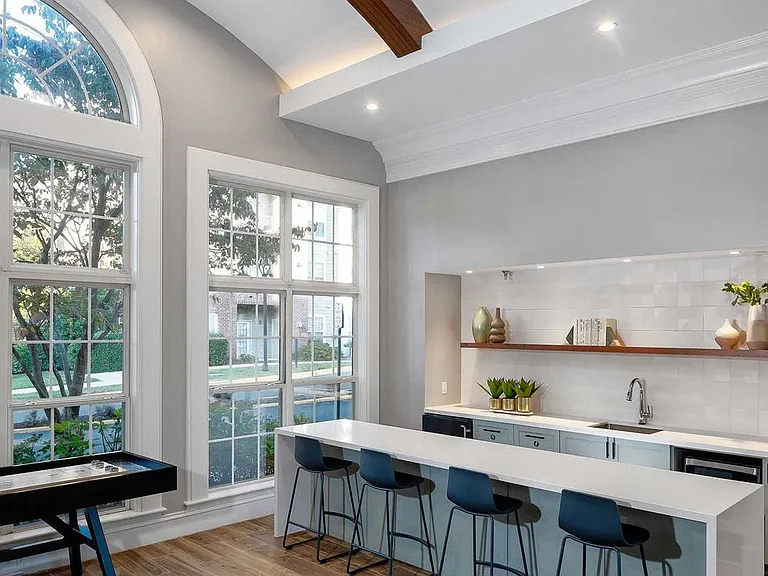 Lounge with entertaining kitchen
