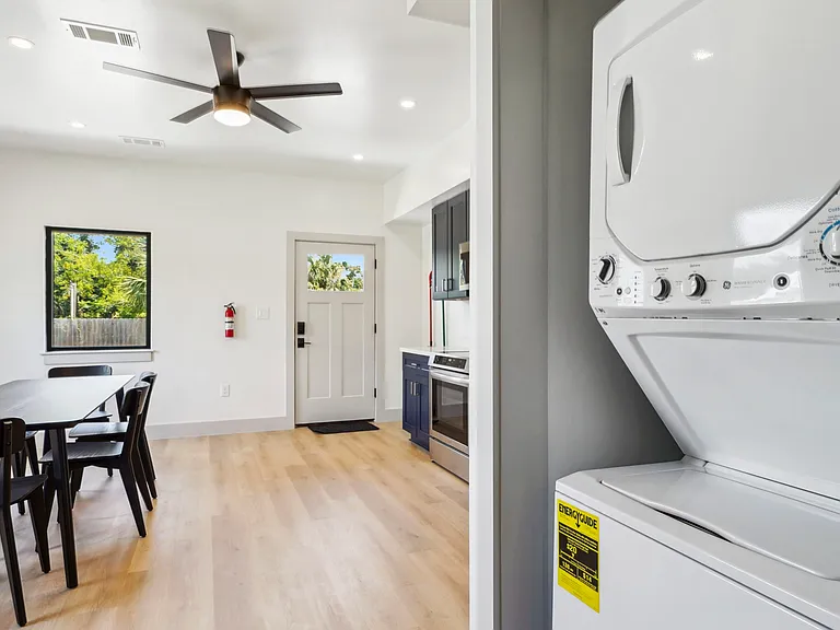 First floor laundry