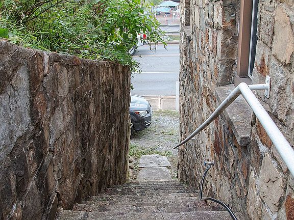StoneStairs to Front Parking