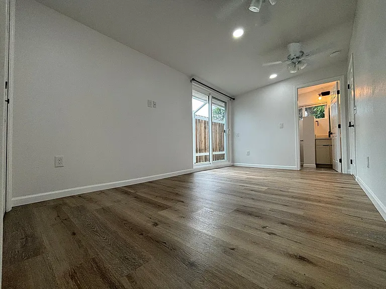 Large bedroom with attached bathroom