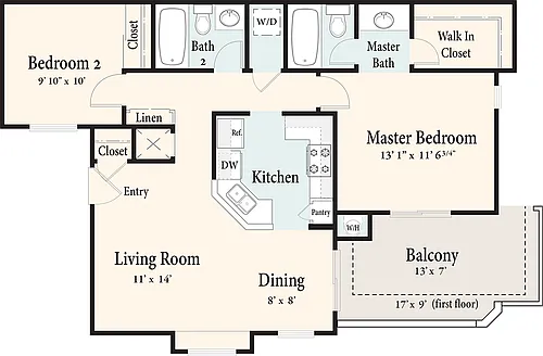 Floor plan The Bayberry