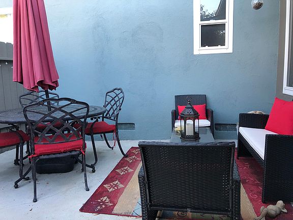 Add about 400 sq feet for outside dining in your own private patio area.