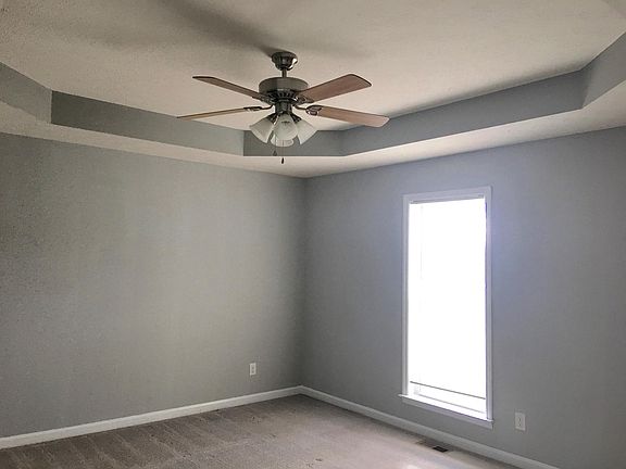 Master bedroom has its own bath