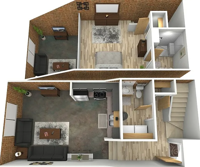 Katherine Hepburn B Floorplan Diagram