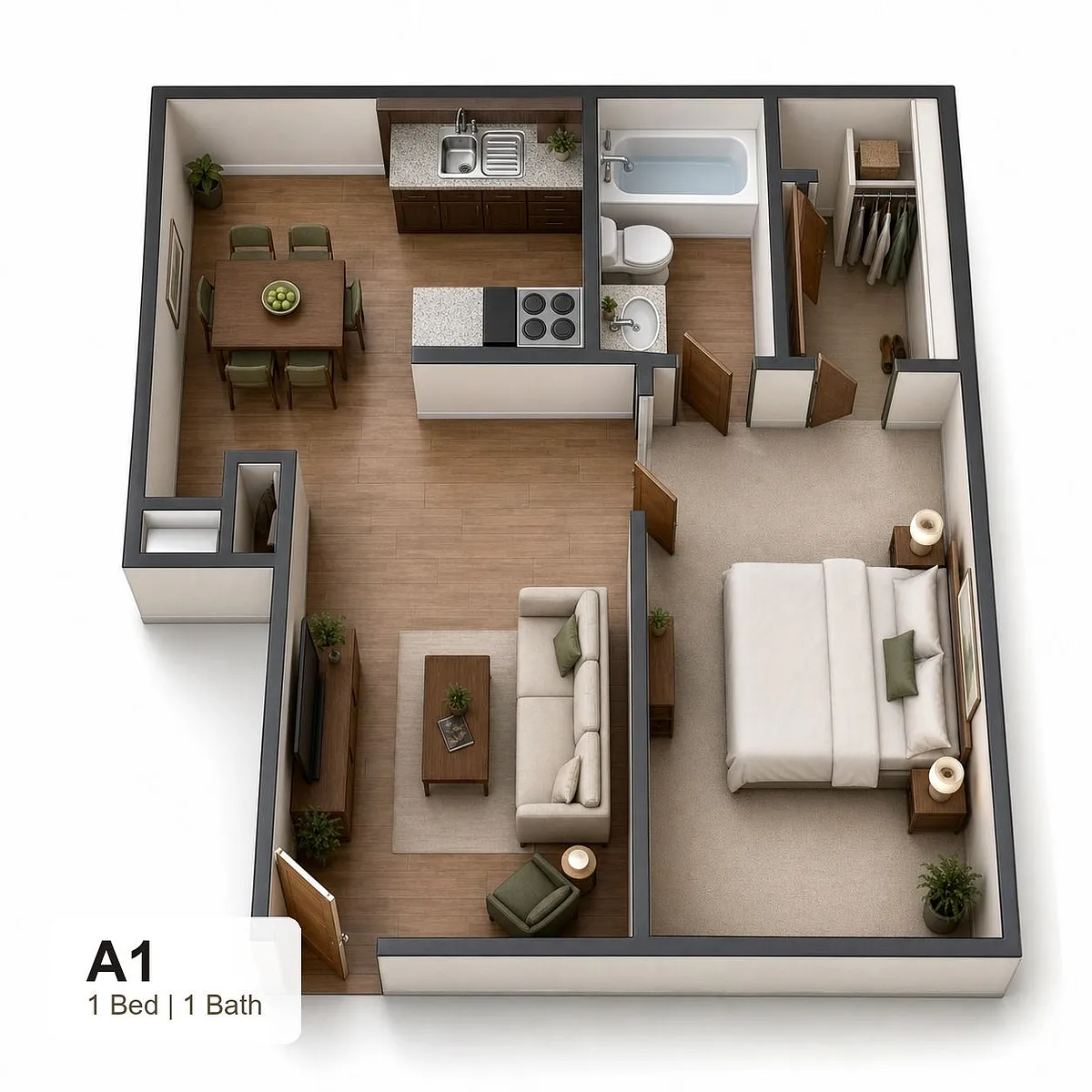Floor plan A1