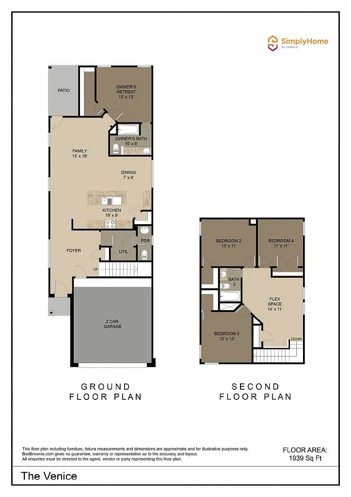 Venice Floorplan Venice Floorplan - 5218 Blue Rnch