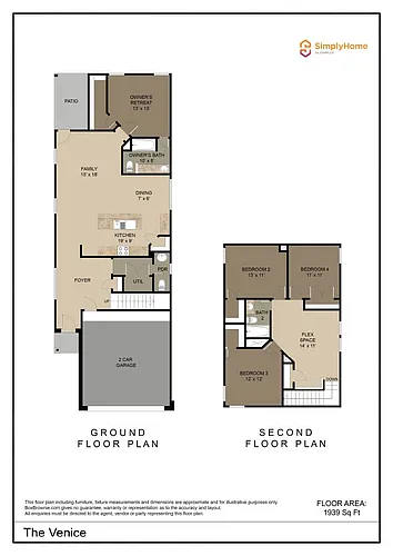 Floor plan 13932 Woodway Crossing Lane