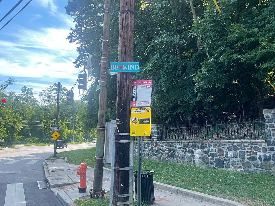 Bus stop (UMBC & LINK)