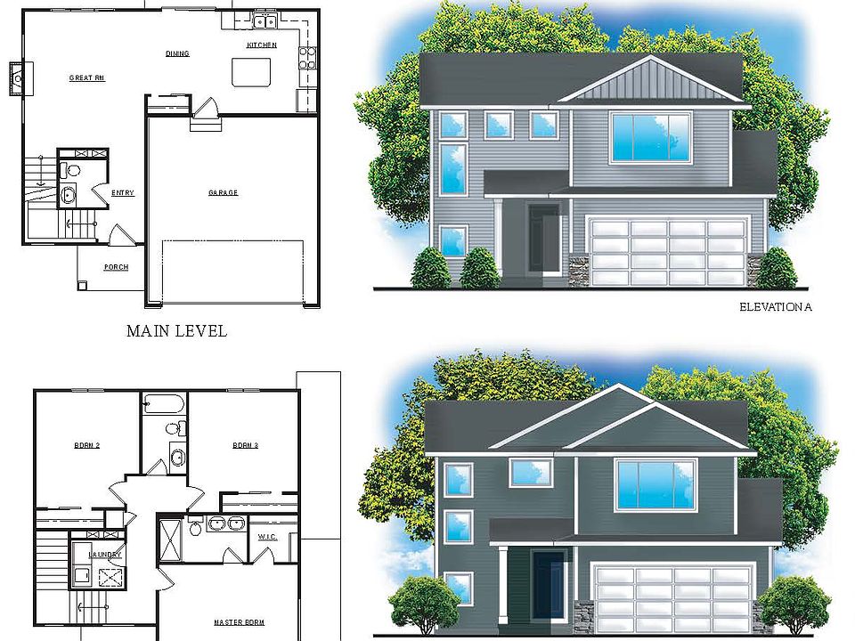 Elevation and Floor Plan