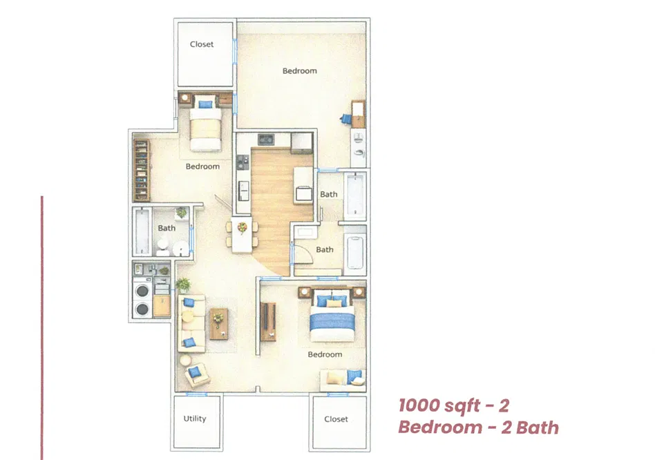Floor plan B3