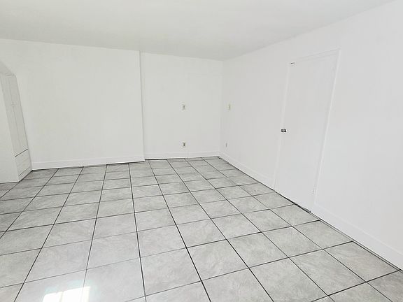 View of studio from bathroom door
