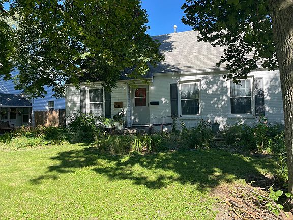 Established trees and landscape provide a shady spot to relax out front.