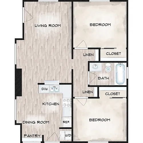 Floor plan 2B