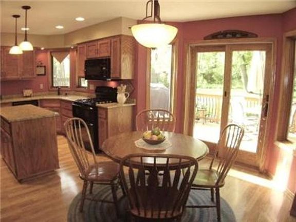 Updated Kitchen with informal dining and easy access to deck.
