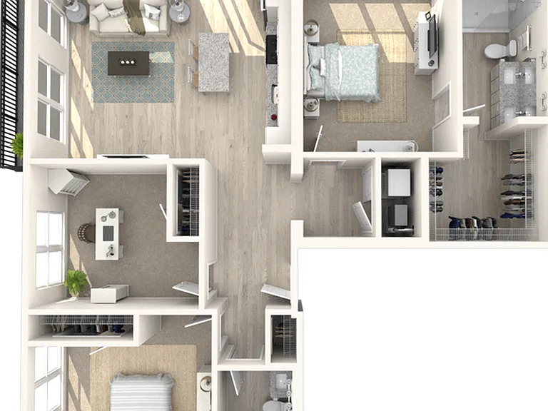 Three Bedroom | Two Bathroom Three Bedroom | Two Bathroom