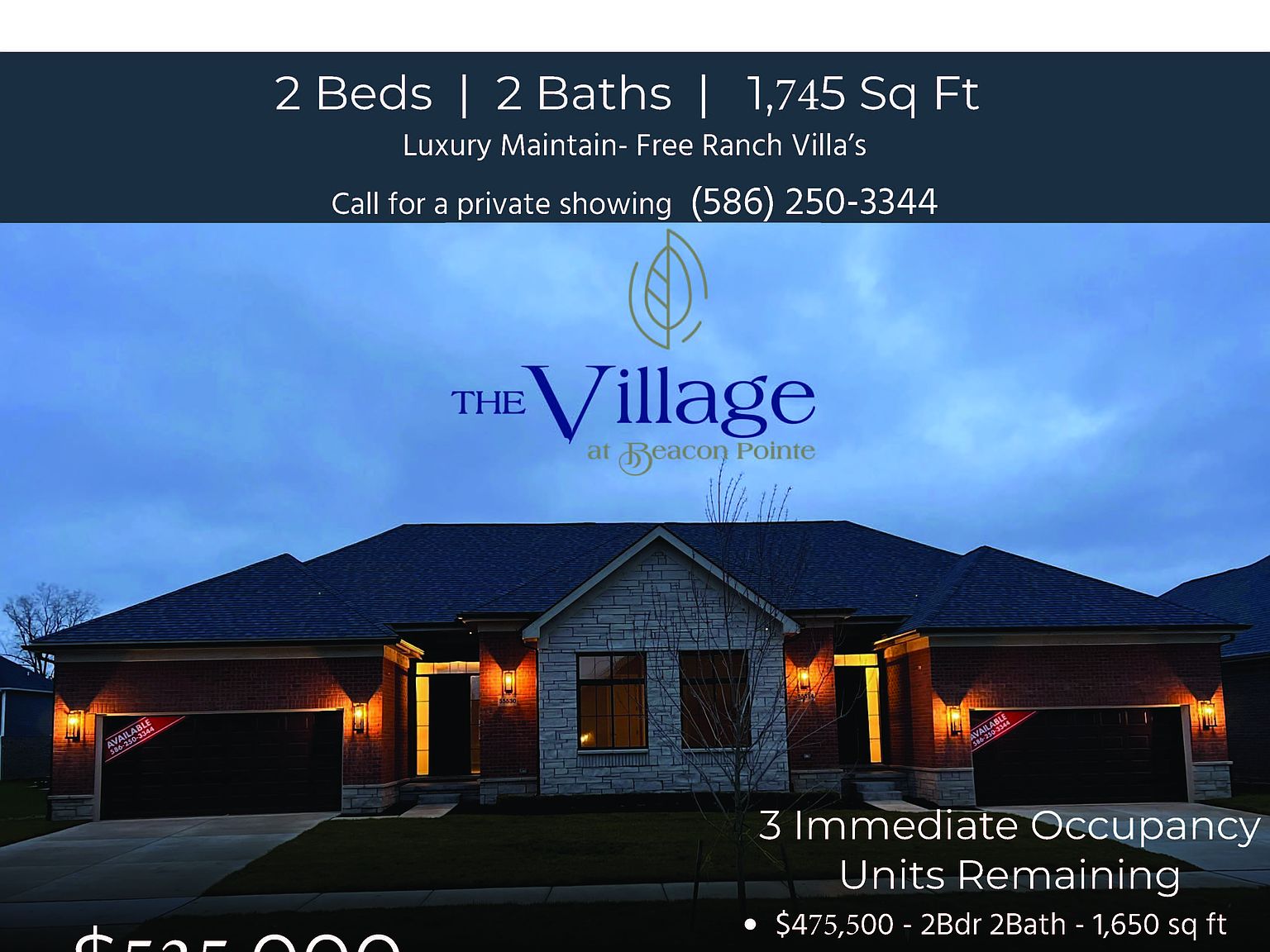 Village at Beacon Pointe by Penna Real Estate Group in Shelby Township