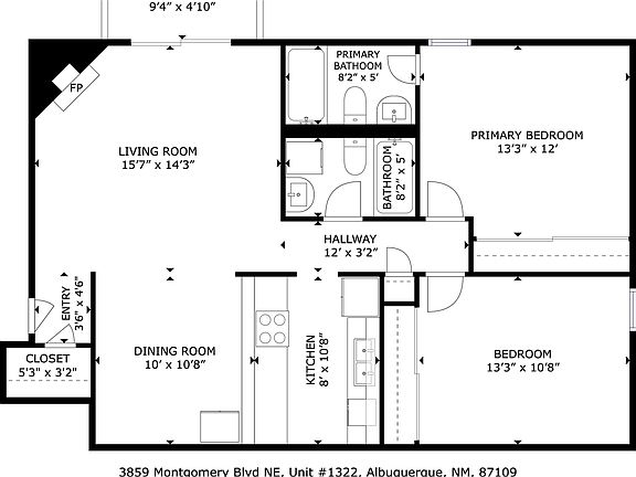 2nd image of 3859 Montgomery Blvd NE APT 1322