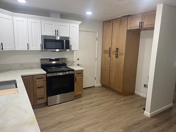 Broom Closet, Pantry, and refrigerator space