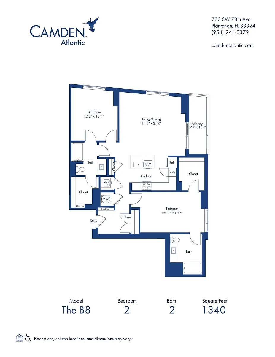 Floor plan The B8
