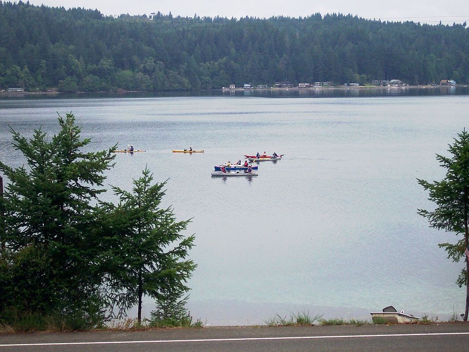 View of Hood Canal & Olympic Mtns.