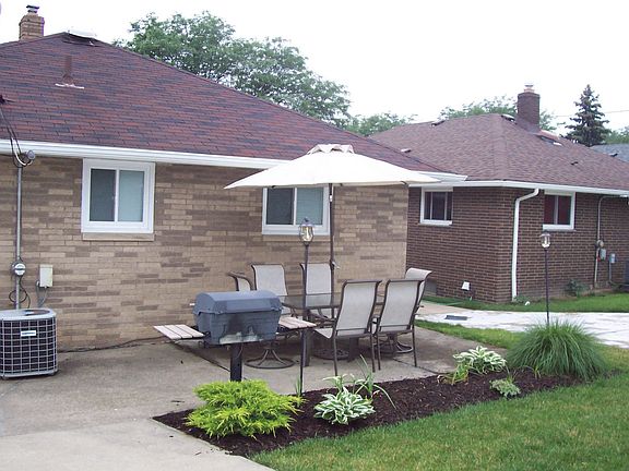 Backyard patio