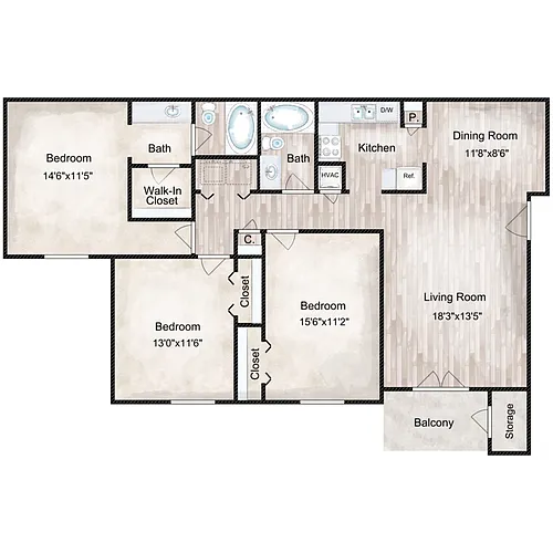 Floor plan Georgiana
