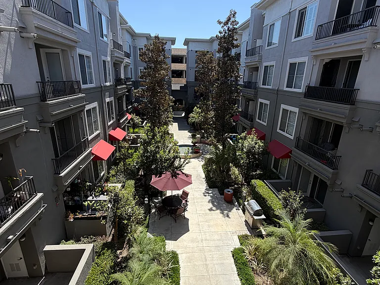 Courtyard front door view