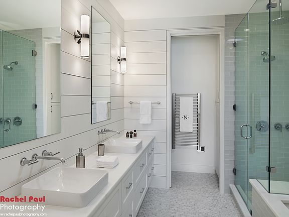 Master Bathroom, with rain shower and heated towel racks
