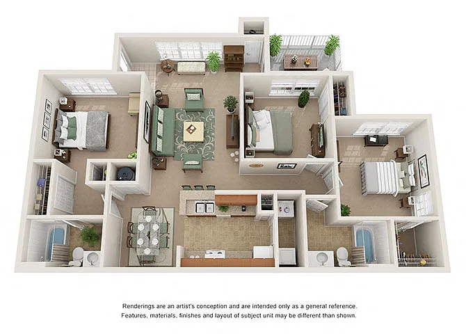 Floor plan The Washington