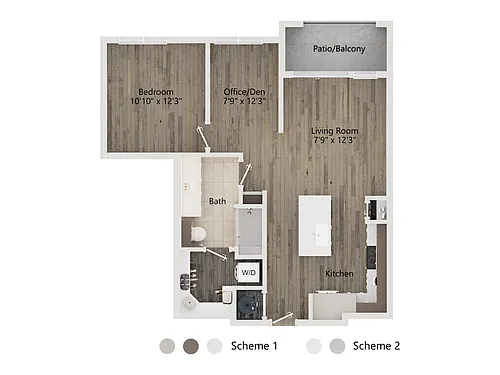 Floor plan A1b