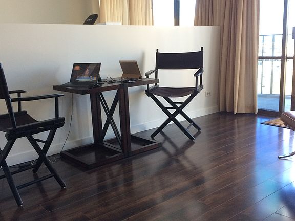 living room; semi-private bedroom 2
