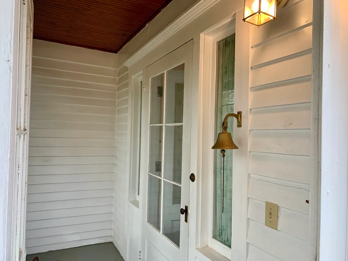 Front Door with Enclosed Porch/Mud Room - 10 Lawn Ave