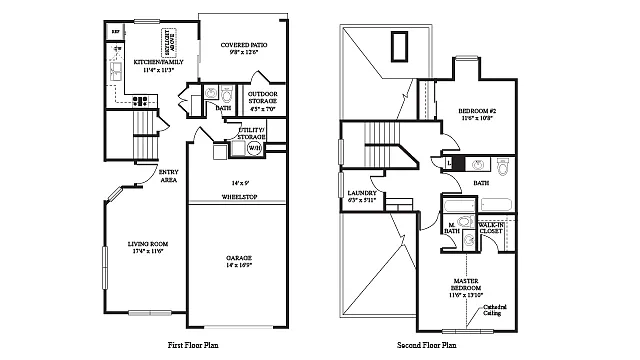 Floor plan 2 bed