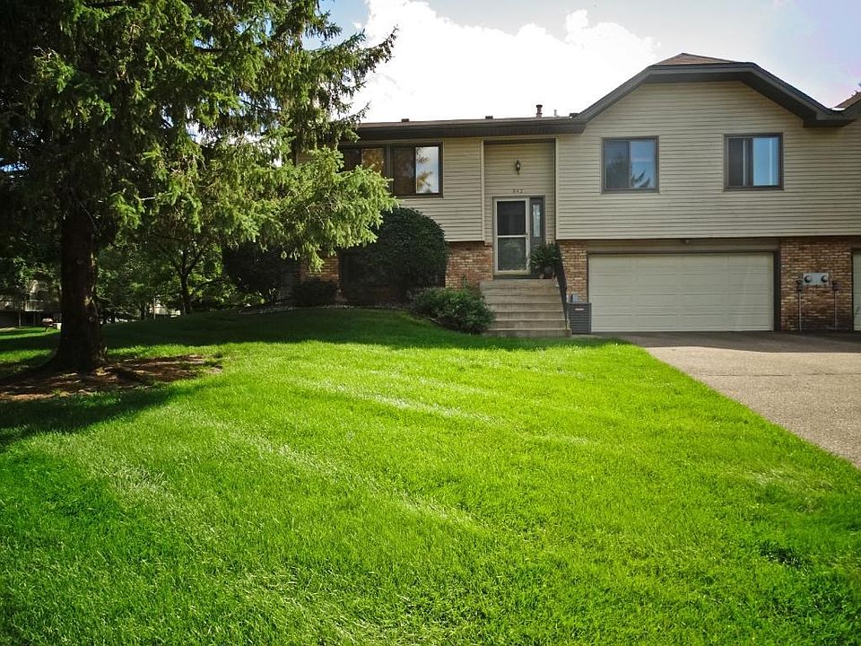 Front View.  Large Corner Lot.