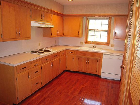 Kitchen with hardwood floors