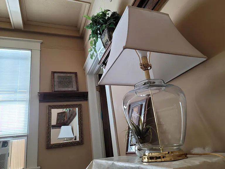 View from living room chair