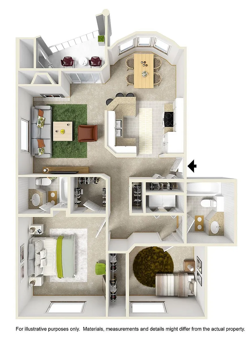 Floor plan The Chateau