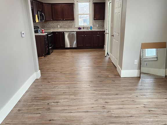 open concept kitchen and dining room