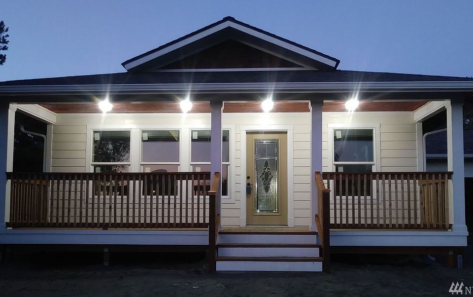 Photo is of a similar home