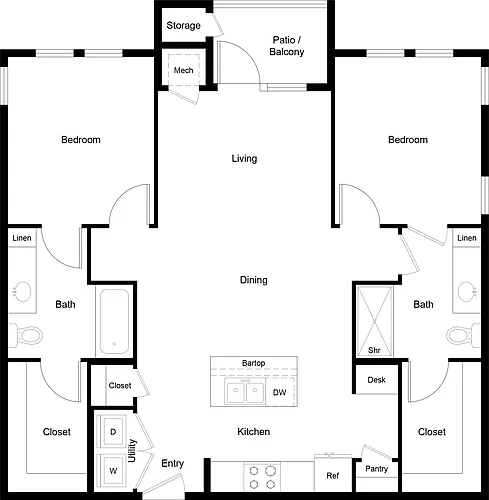 Floor plan B1