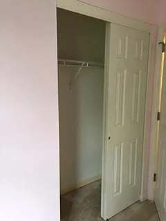Closet in bedroom