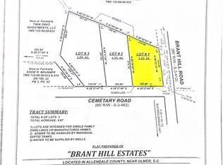 3595 Cemetery Rd, Ulmer, SC 29849