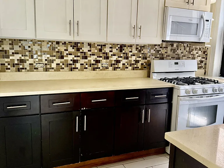 top cabinets will be painted to match bottom