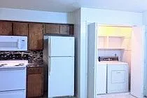 Comes with a full size washer/dryer and bi-fold doors