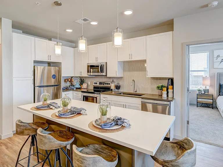 Kitchen with Stainless Steel Appliances