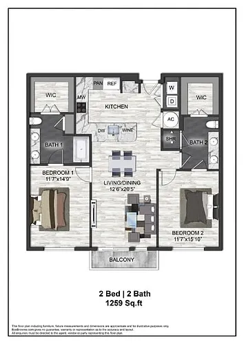 Floor plan B3