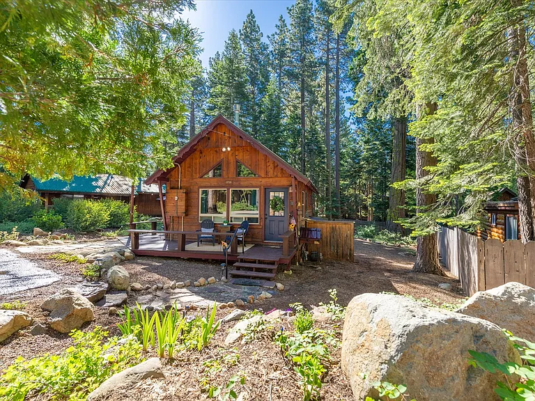 Front view of cabin