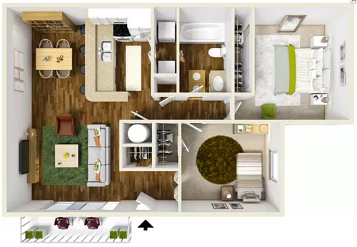 Floor plan B2