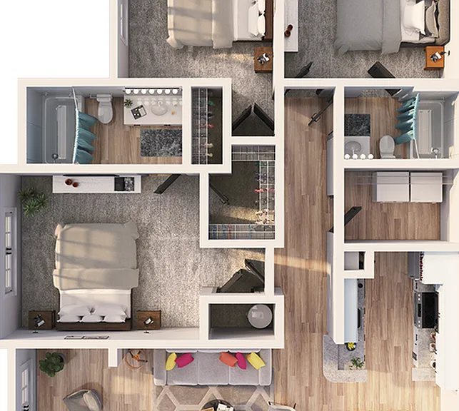 Sable Brookfield- C2B Floorplan Sable Brookfield- C2B Floorplan