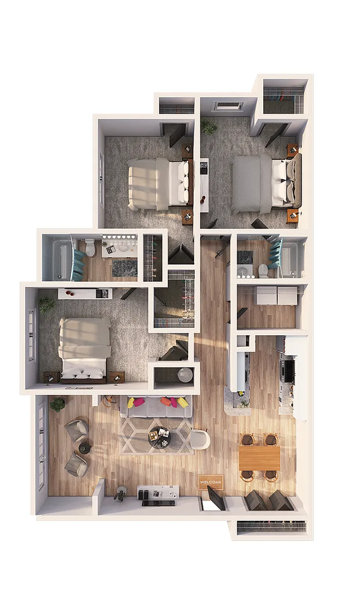 Floor plan C2B